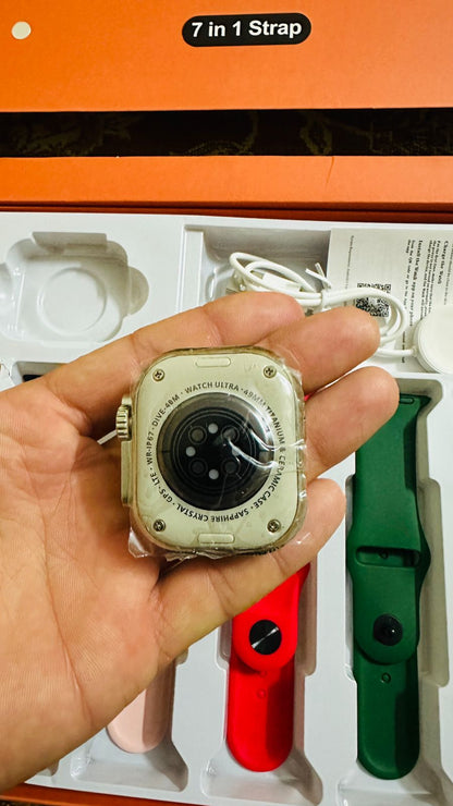 Ultra Smart Watch – 7-in-1 Interchangeable Straps