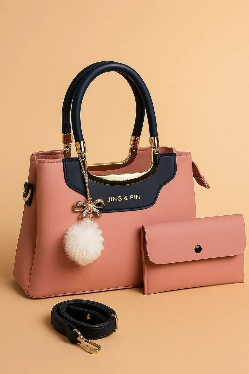 2 Piece Set Jing & Ping Ladies Bag