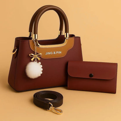 2 Piece Set Jing & Ping Ladies Bag