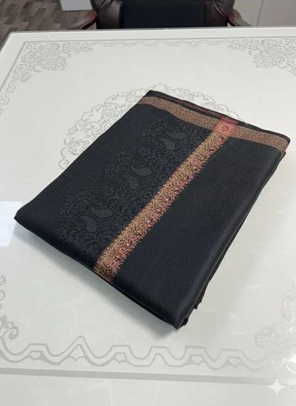 Women’s Premium Pashmina Wool Plain Shawl